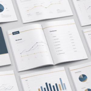 Brand Brochure and Corporate Handbook Layout Design | Information Structuring, Visual Storytelling, and Print-Ready Production